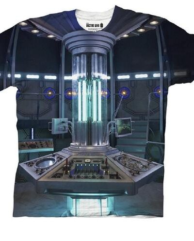 Inside of TARDIS Adult Sublimation T-Shirt