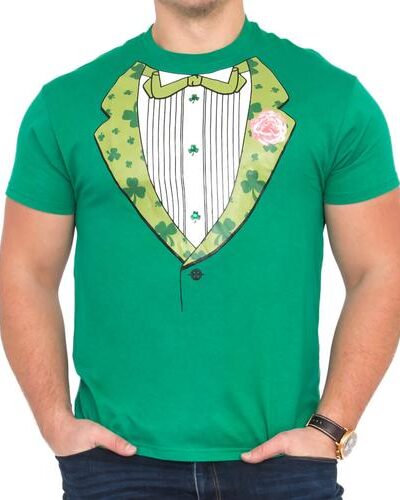 Irish Tuxedo St. Patrick’s Day Rhinestones T-shirt
