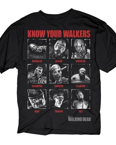 Know Your Walkers Adult Black T-Shirt