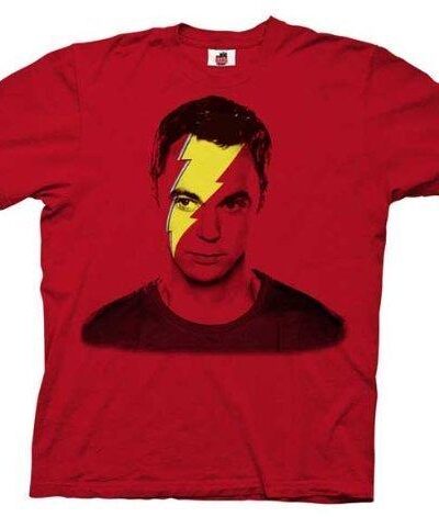 Lightning Bolt Sheldon Red Adult T-shirt
