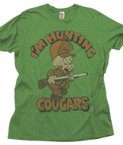 Looney Tunes Elmer Fudd I’m Hunting Cougars T-Shirt