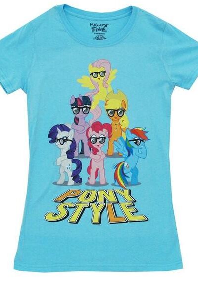 Mane 6 Pony Style with Glasses T-Shirt