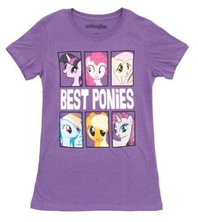 My Little Pony Best Ponies Character Frames T-shirt