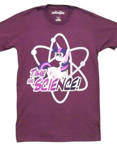 My Little Pony Time For Science Adult Purple T-Shirt
