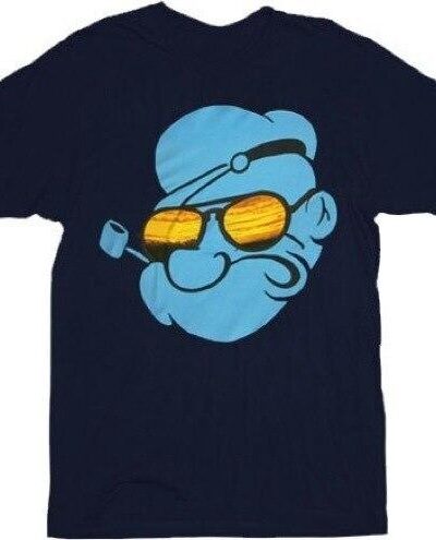 Popeye the Sailor Man Shades Face T-shirt