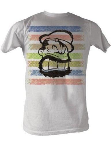 Popeye the Sailorman Brutus Stripes T-Shirt