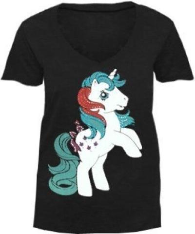 Retro Pony Stance with Colored Studs T-shirt