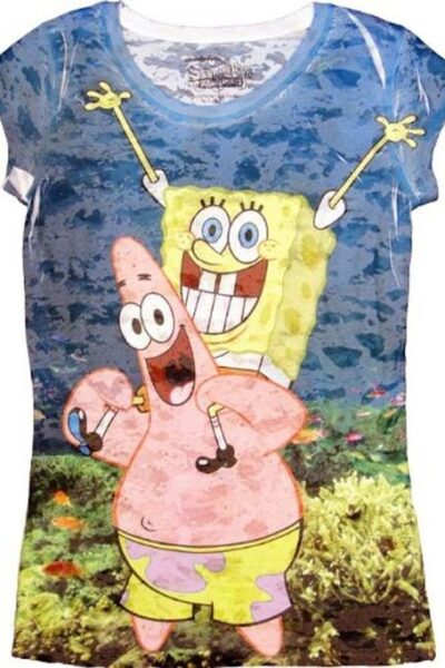 Spongebob SquarePants Underwater Bob With Patrick Sublimation T-shirt