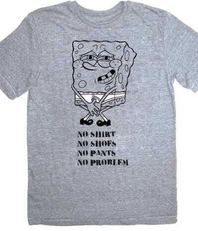 Spongebob Squarepants No Problem T-Shirt Tee