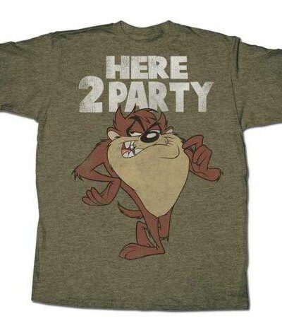 Tazmanian Devil Here 2 Party T-shirt