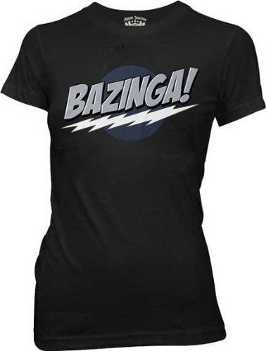 The Big Bang Theory Bazinga! Juniors T-shirt
