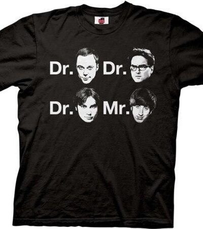 The Big Bang Theory Dr. & Mr. Faces T-shirt