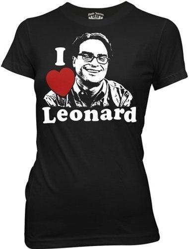 The Big Bang Theory I Heart Love Leonard T-shirt