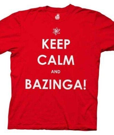 The Big Bang Theory Keep Calm And Bazinga T-shirt
