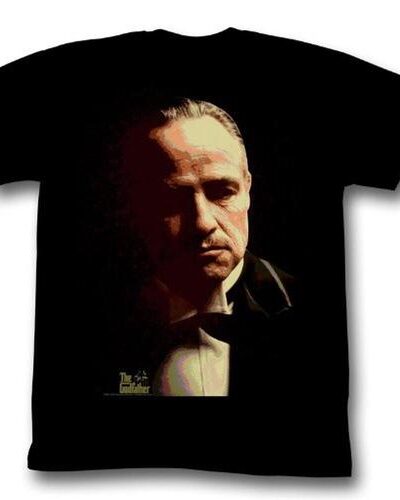 The Godfather Splatter Adult Black T-Shirt