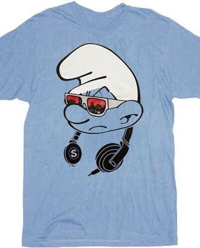 The Smurfs Headphones T-shirt