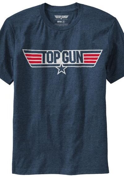 Top Gun White Stroke Navy T-shirt