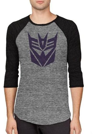 Transformers Decepticon Logo Baseball Raglan T-shirt