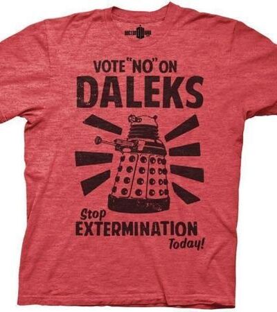 Vote No On Daleks Stop Extermination T-Shirt