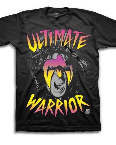 WWE Ultimate Warrior Shouting Face T-Shirt