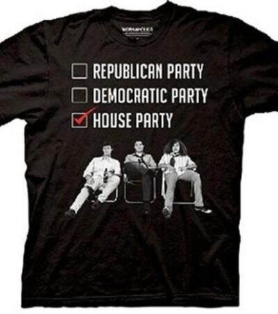 Workaholics Republican Democratic House Party T-shirt