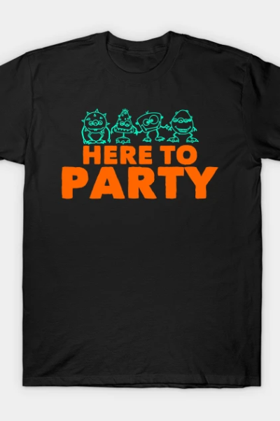 Alien Party Design for Partying T-Shirt