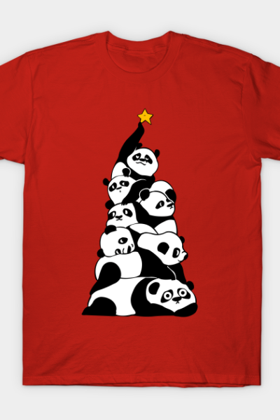 Christmas Tree Pandas