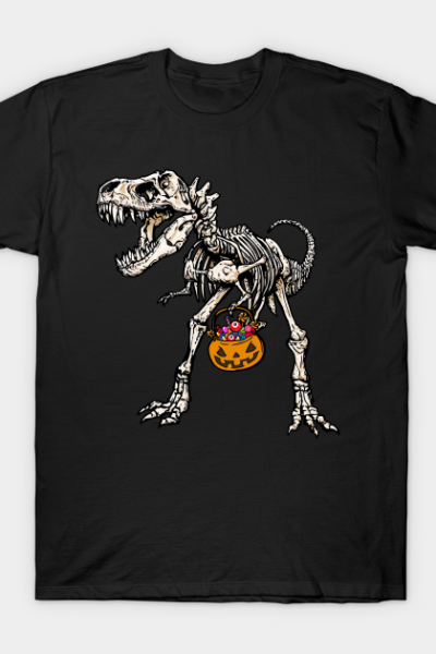 Dinosaur Halloween T Rex Skeleton