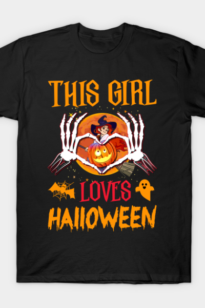 Girls love Halloween