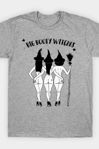Halloween Shirt, Big booty Witches Halloween Hoodiefor Women, Halloween Witch Shirt Woman, Funny Halloween