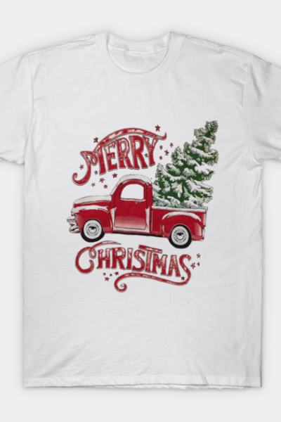 Merry Christmas Rustic Truck