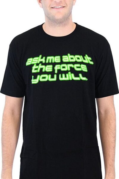 Ask Me About The Force You Will Yoda Flip T-shirt