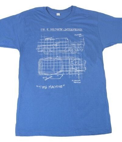 Back to the Future Schematic Dr. Brown Enterprises T-Shirt