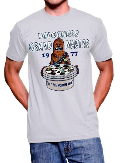 Chewbacca Holochess Grandmaster T-shirt