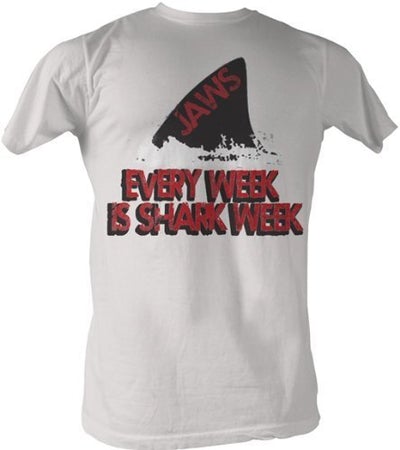 JAWS Every Week Is Shark Week Vintage T-Shirt