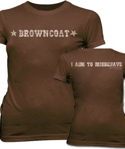Serenity Browncoat Aim to Misbehave T-shirt