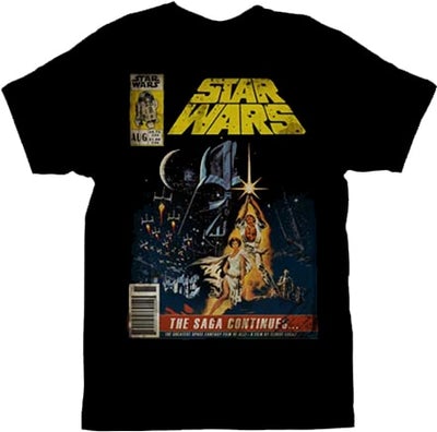 Star Wars The Saga Continues Magazine Cover T-shirt