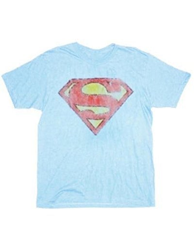 Superman Logo Distressed T-shirt
