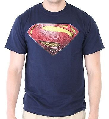 Superman Man of Steel Shield Logo T-shirt