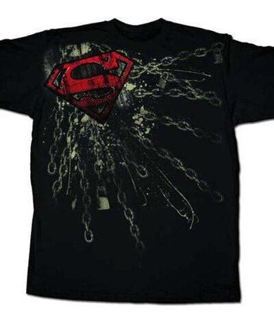 Superman Shackled Chain Logo T-shirt