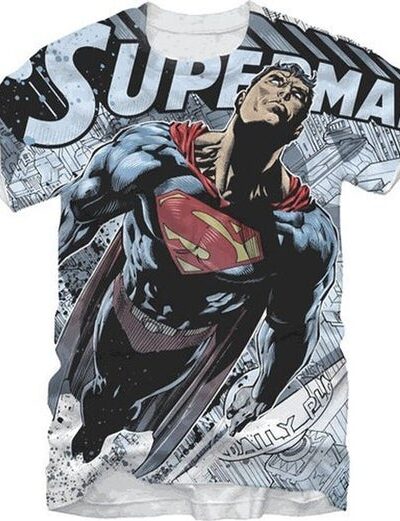 Superman Steel Man Graphic T-shirt