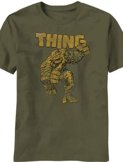 The Thing Rock Monster Military T-Shirt