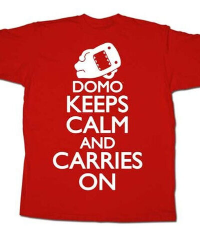 Domo Keeps Calm And Carries On T-shirt