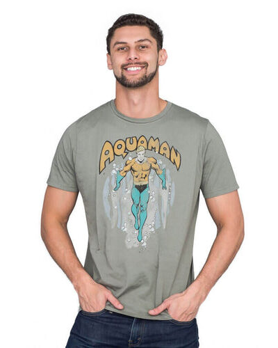 Aquaman Rising Clay Adult T-shirt