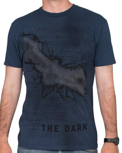 Batman Stay Tune The Dark Navy T-Shirt