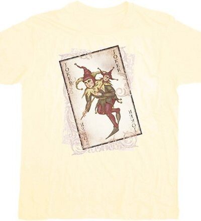Batman Vintage Joker Card Cream T-shirt