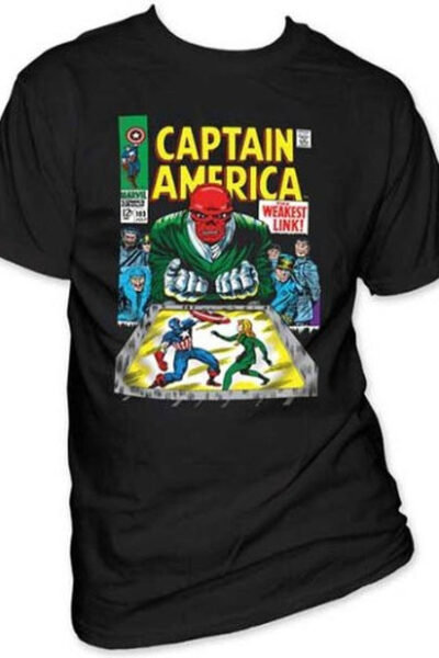 Captain America Weakest Link Comic Book T-shirt