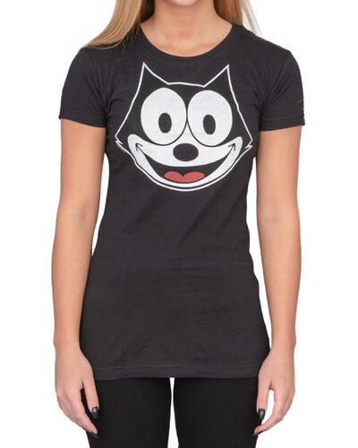 Felix the Cat Face Outline T-shirt