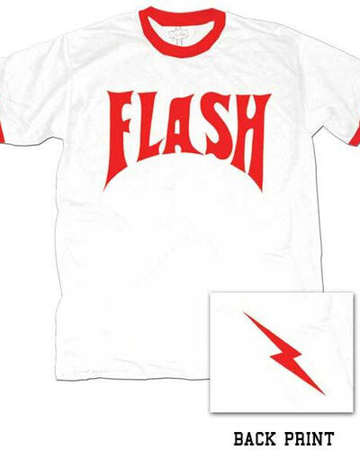 Flash Gordon Logo Red Ringer T-shirt