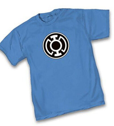 Green Lantern Blue Lantern Corps Symbol Light T-Shirt